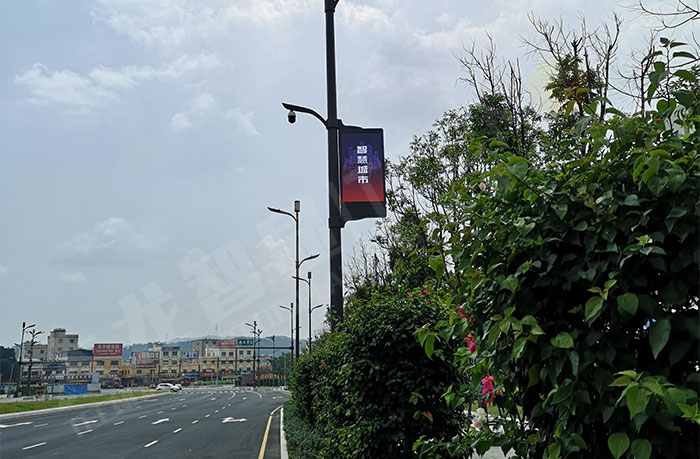 LED Light Pole Screens